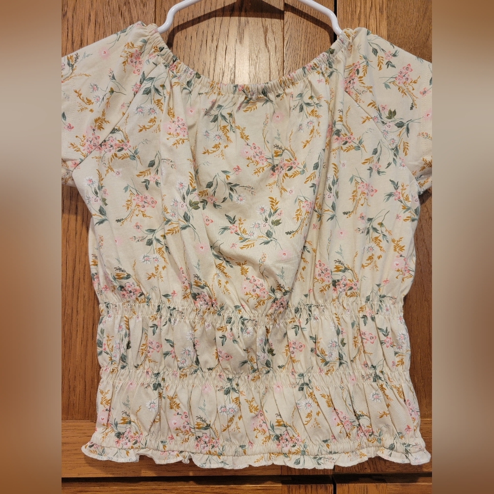 NWT OshKosh Girls Floral Top. Size 10 - Picture 6 of 12